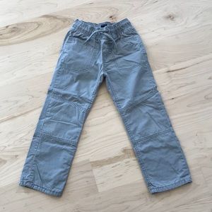 Gap boys lined cotton pants drawstring. Size 6-7.